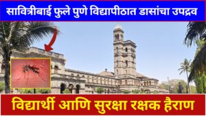 सावित्रीबाई फुले पुणे विद्यापीठात डासांचा उपद्रव वाढला