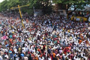 पुण्यात पालखी सोहळ्यावेळी ५ लाख वारकरी मुक्कामी
