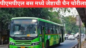 पीएमपीएल बसप्रवासात जेष्ठाचे चैन चोरीला