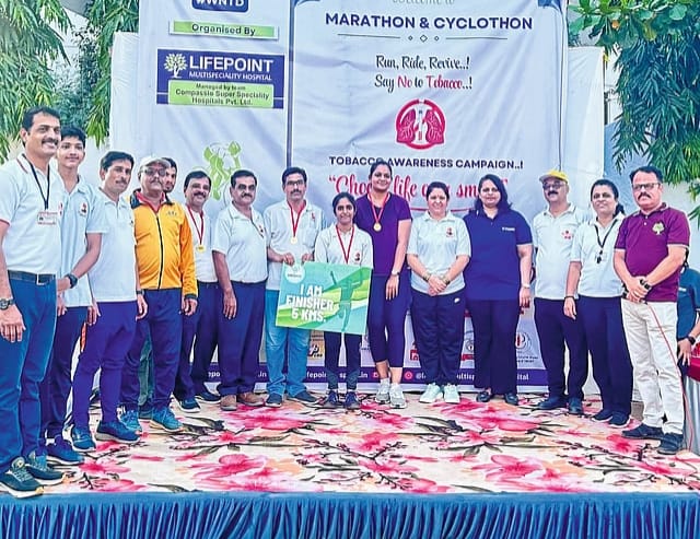 वाकड परिसरात तंबाखूविरोधी जनजागृती