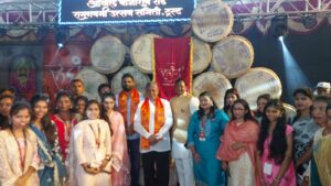 रुद्रांग वाद्यपथक ट्रस्टचा वाद्यपूजन सराव शुभारंभ सोहळा उत्साहात