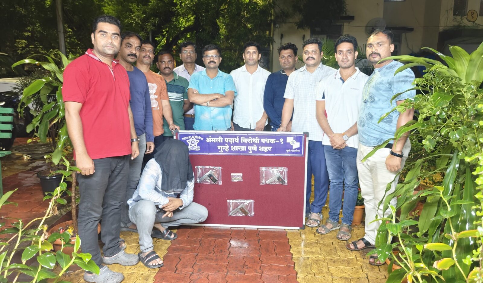 Pune Crime : सराइताकडून तीन पिस्तुलांसह काडतुसे जप्त