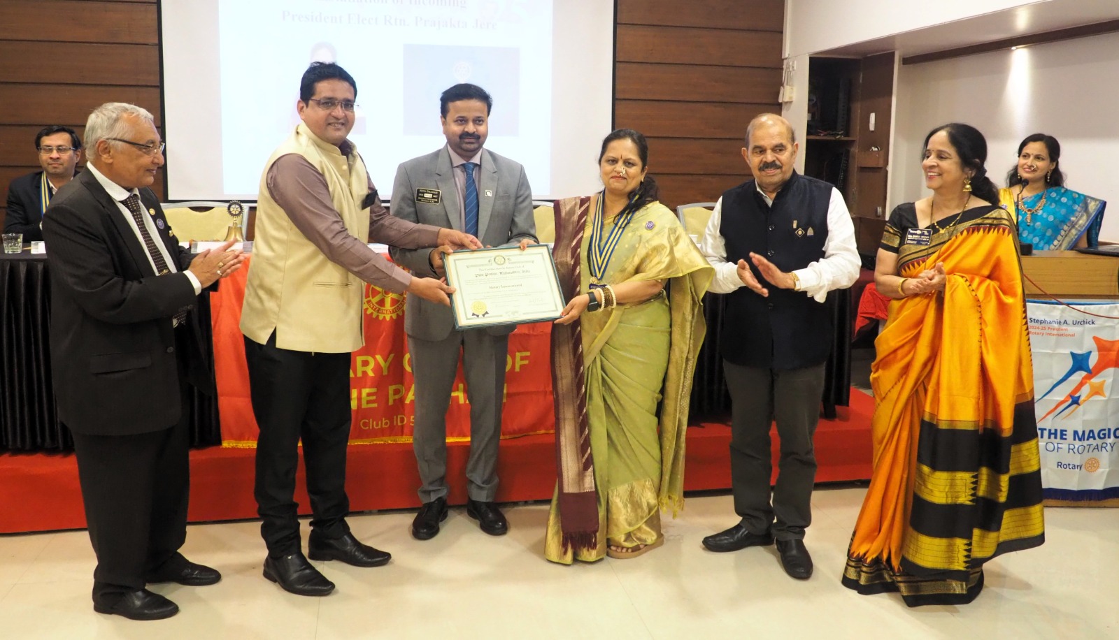 Pune : रोटरी क्लब, पाषणच्या अध्यक्षपदी प्राजक्ता जेरे यांची निवड