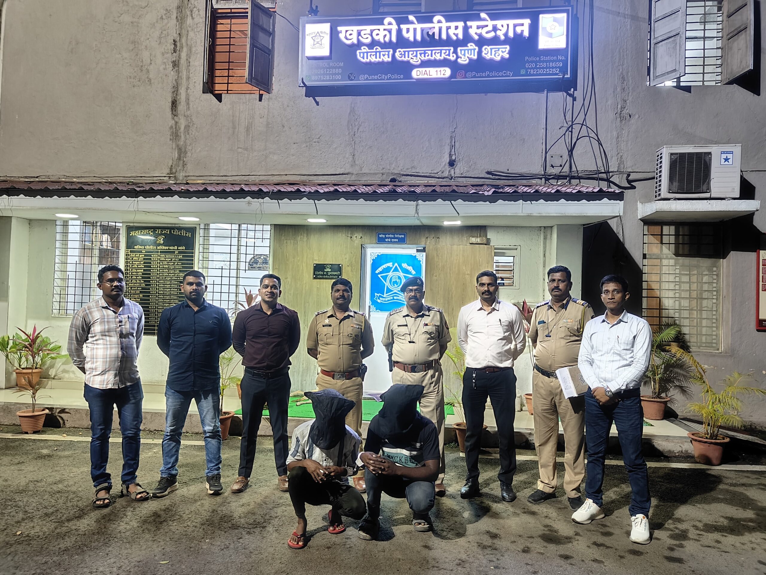 Pune Crime : मोक्का व खुनाच्या प्रयत्नात फरार दोन आरोपींना अटक