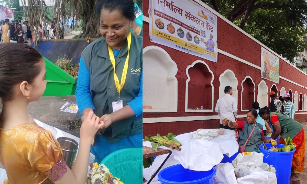 गणेशोत्सवात निर्माल्य टू निसर्ग उपक्रम, ११४ टन निर्मल्याचे संकलन