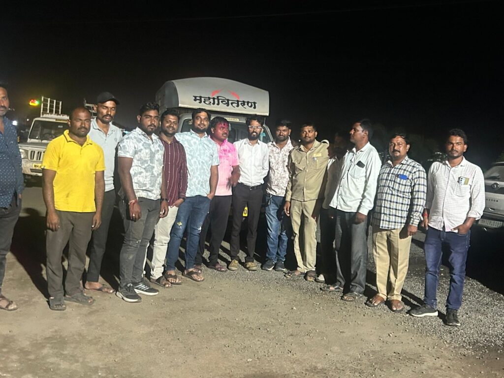 अखेर २४ तासानंतर ६ गावांचा वीजपुरवठा सुरळीत