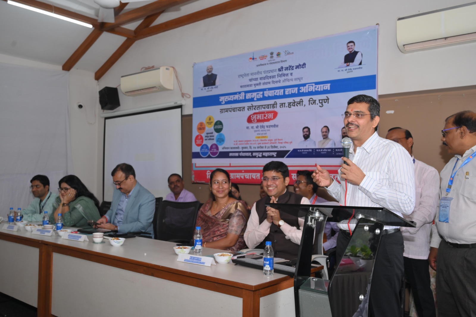 मुख्यमंत्री समृद्ध पंचायतराज अभियानाचा सोरतापवाडी येथे जिल्हास्तरीय शुभारंभ