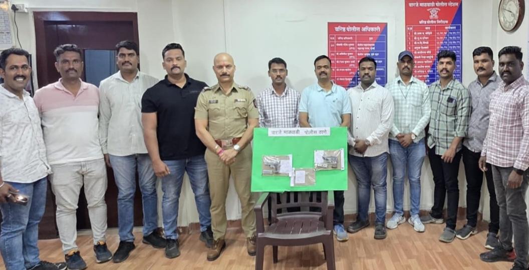 पिस्तुले बाळगणार्‍या सराईताला बेड्या