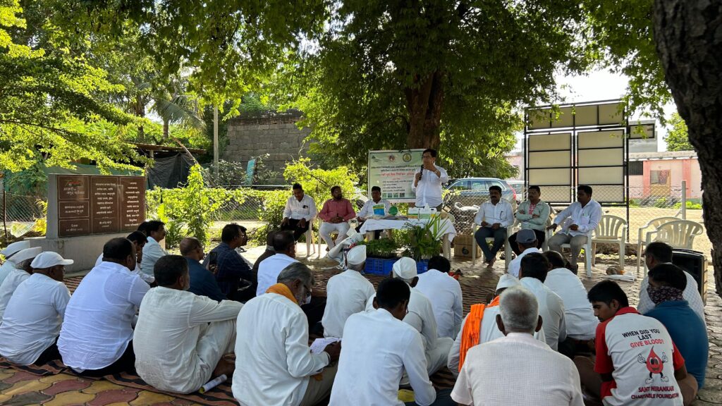 रब्बी हंगामपूर्व पीक नियोजन अभियानांतर्गत शेतकऱ्यांना मार्गदर्शन