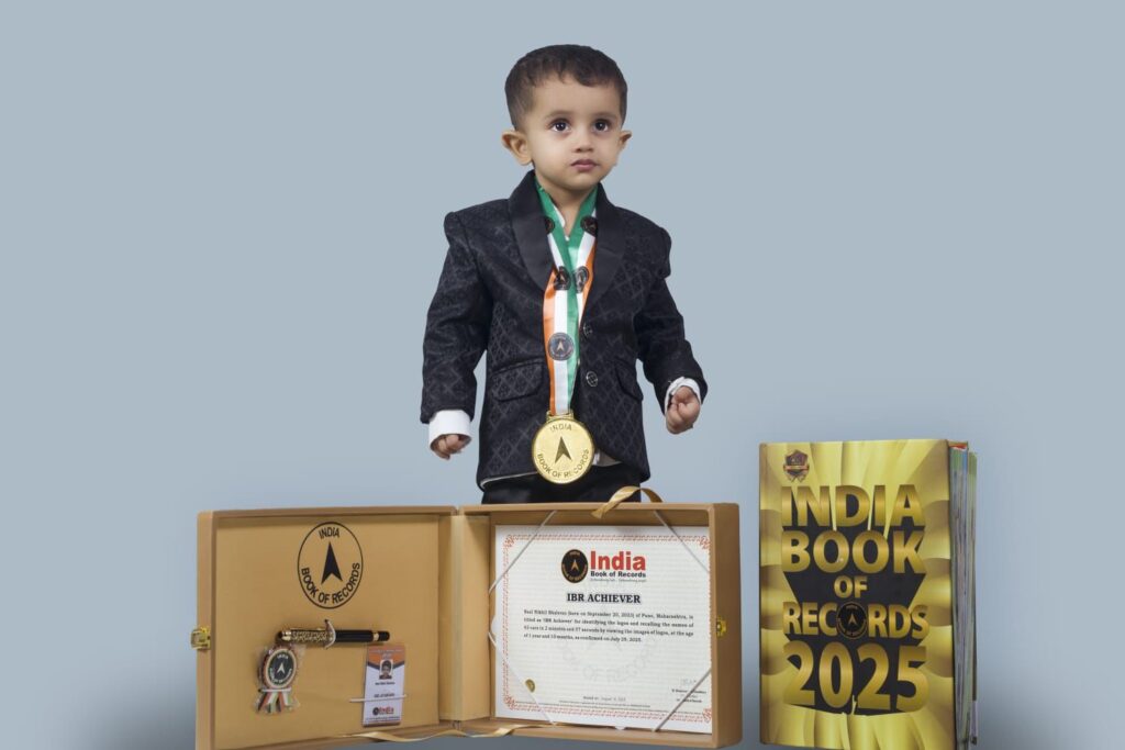 दीड वर्षाच्या नील भालेवरची कमाल; ४५ कार ब्रँडची ओळख देत ‘इंडिया बुक ऑफ रेकॉर्ड्स’ मध्ये नोंद