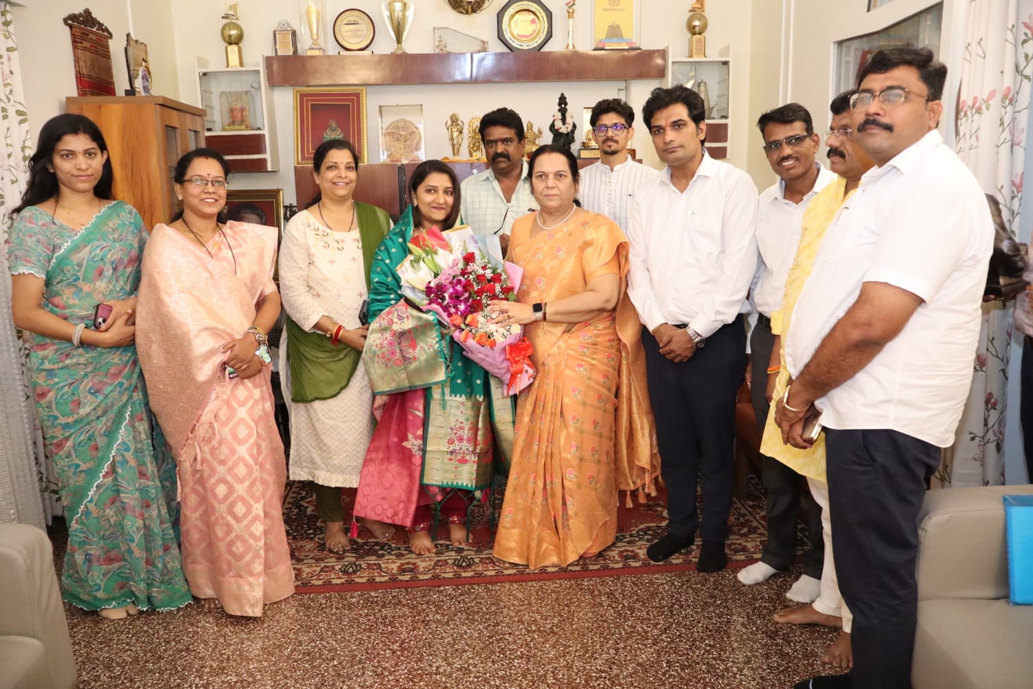 आसावरी संतोष जगदाळे यांनी घेतली उपसभापती डॉ. नीलम गोऱ्हे यांची भेट