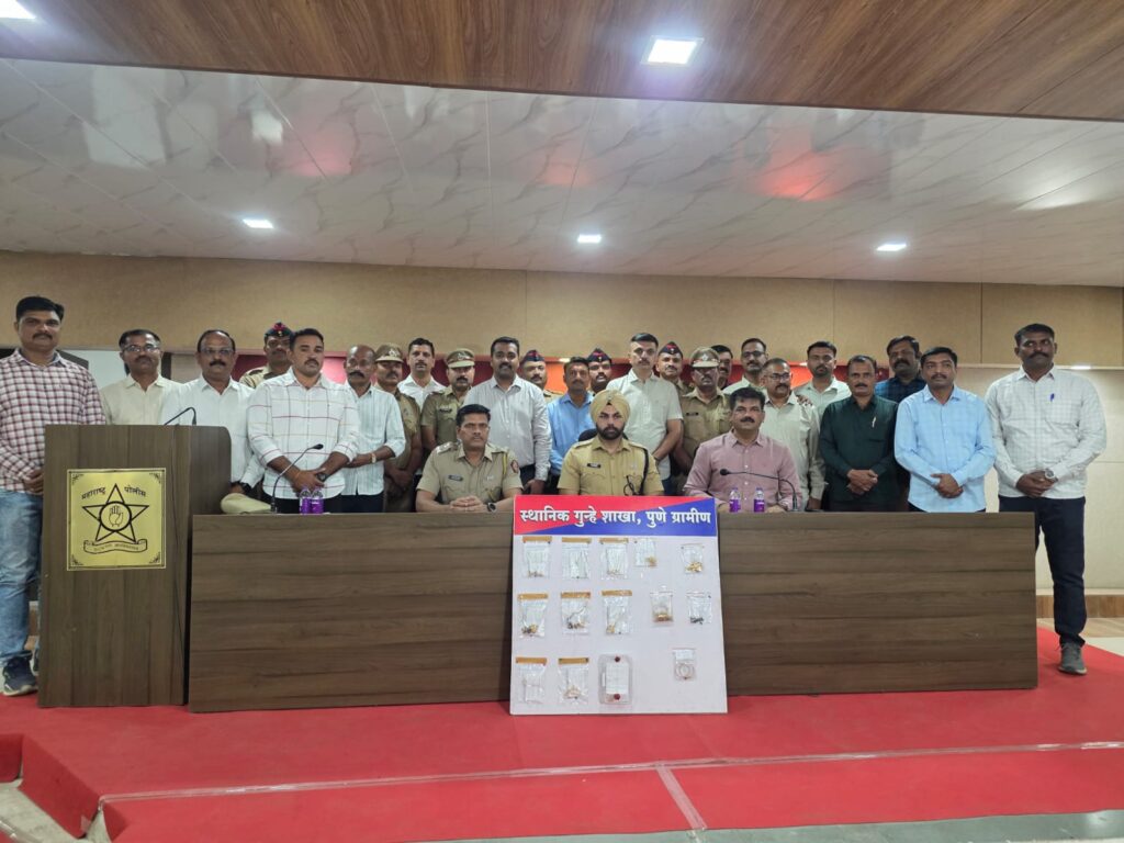 शिरुरमध्ये मेफेड्रोन जप्त तिघे अटकेत