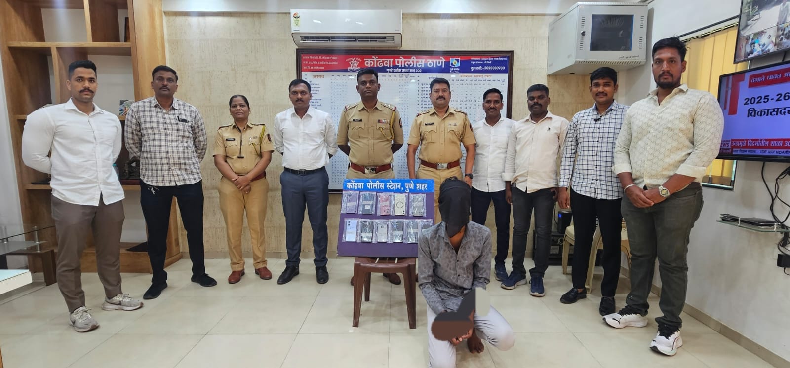 सराईत मोबाइल चोरट्याला कोंढवा पोलिसांनी ठोकल्या बेड्या