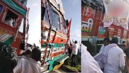 जेजुरीजवळ भीषण अपघात; ३ वारकरी महिलांचा मृत्यू, चार जखमी