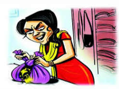 घरकाम करणाऱ्या महिलेकडून दागिने लंपास