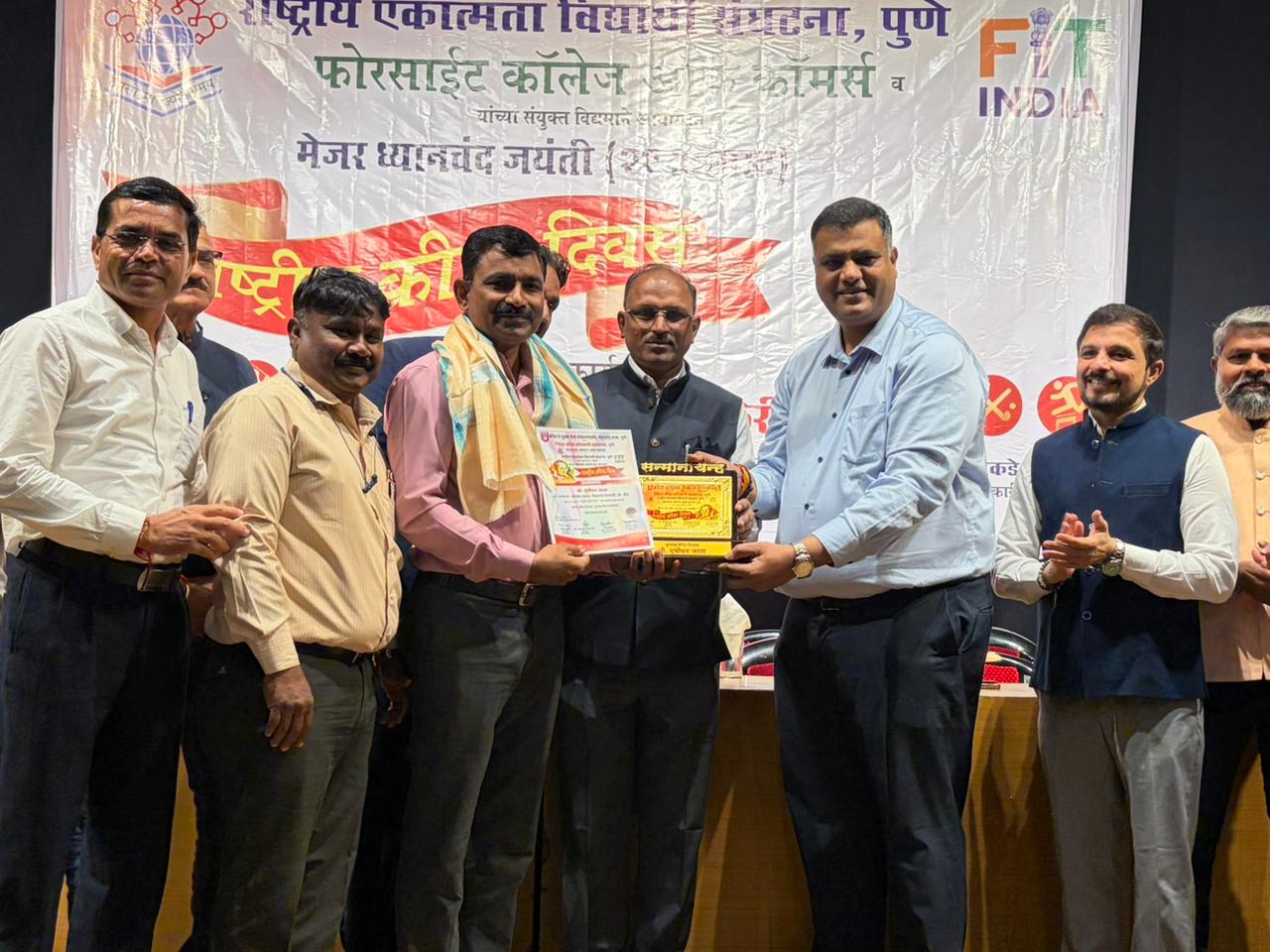 राष्ट्रीय क्रीडा दिनानिमित्त पुण्यात क्रीडा जागृती प्रभातफेरी