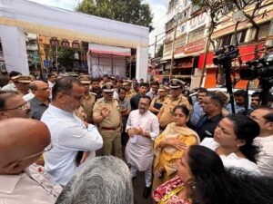 गणेशोत्सवासाठी पुणे पोलिसांची जय्यत तयारी; पोलीस आयुक्तांकडून पाहणी