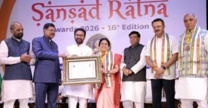 राज्यसभा खासदार प्रा. डॉ. मेधा कुलकर्णी यांना ‘संसदरत्न’ पुरस्कार