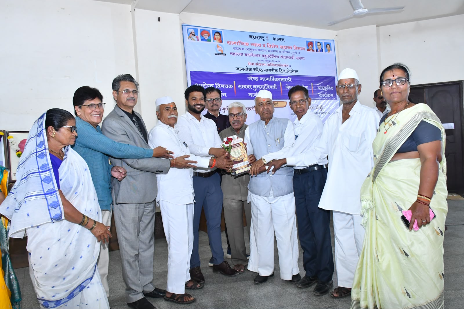 Senior Citizen Health Camp : सामाजिक न्याय भवन येथे ज्येष्ठ नागरिकांसाठी आरोग्य तपासणी शिबिर